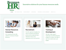 Tablet Screenshot of brennanhrgroup.com